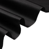 54inchx10 Yards Black Lamour Satin Fabric Bolt, Heavy Matte Satin Fabric By The Yard