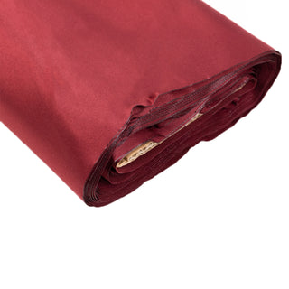 <h3 style="margin-left:0px;"><span style="background-color:transparent;color:#000000;">Luxurious Burgundy Lamour Satin Fabric Bolt</span>