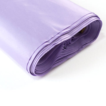 54"x10 Yards Lavender Lilac Lamour Satin Fabric Bolt, Heavy Matte Satin Fabric By The Yard