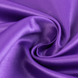 54inchx10 Yards Purple Lamour Satin Fabric Bolt, Heavy Matte Satin Fabric By The Yard