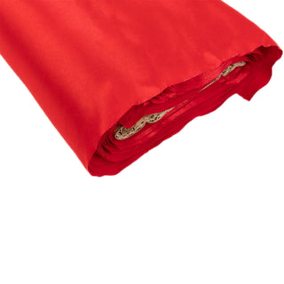 <h3 style="margin-left:0px;"><span style="background-color:transparent;color:#000000;">Luxurious Red Lamour Satin Fabric Bolt</span>