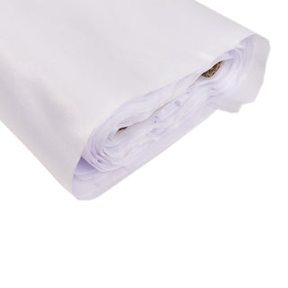 <h3 style="margin-left:0px;"><span style="background-color:transparent;color:#000000;">Luxurious White Lamour Satin Fabric Bolt</span>