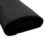 54x10 Yards Fire Retardant Polyester Black Fabric Bolt, DIY Craft Fabric Roll for