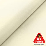 54x10 Yards Fire Retardant Polyester Ivory Fabric Bolt, DIY Craft Fabric Roll