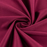 Premium Burgundy Scuba Polyester Fabric Bolt, Wrinkle Free DIY Craft Fabric Roll