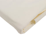 Premium Ivory Scuba Polyester Fabric Bolt, Wrinkle Free DIY Craft Fabric Roll