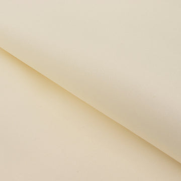 Ivory Spandex 4-Way Stretch Fabric Roll, DIY Craft Fabric Bolt- 60"x10 Yards