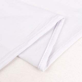 <strong>Versatile White Spandex Fabric Bolt</strong>