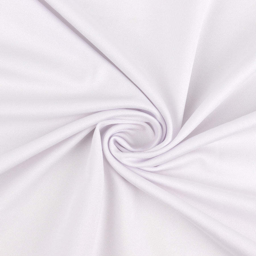 White Spandex 4-Way Stretch Fabric Roll, DIY Craft Fabric Bolt#whtbkgd