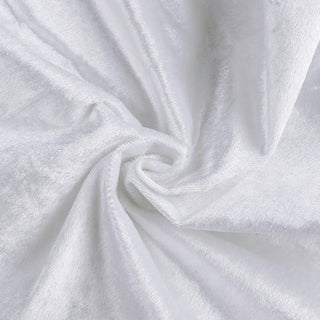 Create a Truly Desirable Aesthetic with White Soft Velvet Fabric