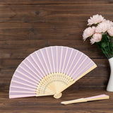 Versatile Pink Asian Silk Folding Fans - A Classy Addition to Any Collection
