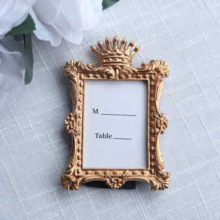 <span style="background-color:transparent;color:#000000;">Versatile Gold Resin Crown Picture Frames</span>