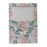 25 Pack White Pink Peony Floral Photo Frame Cards with Envelopes#whtbkgd
