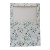 25 Pack White Green Eucalyptus Leaves Photo Frame Cards with Envelopes#whtbkgd