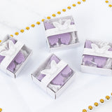 10 Pack Lavender Butterfly Unscented Soap Baby Shower Favors with Gift Boxes, Pre-Packed Bridal