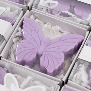 <span style="background-color:rgb(255,255,255);color:rgb(29,31,37);">Lavender Butterfly Unscented Soap Party Favors with Gift Boxes</span>