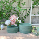 6 Pack Green Large Floral Foam Blocks for Artificial Flowers, 6inch Round Wet Styrofoam Bricks