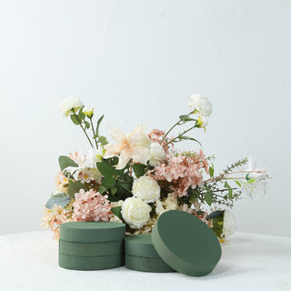 <h3 style="margin-left:0px;"><strong>Green Large Round Wet Floral Foam Blocks</strong>