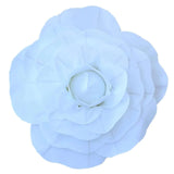 4 Pack | 12inch Large White Real Touch Artificial Foam DIY Craft Roses#whtbkgd