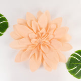 2 Pack | 24inch Blush / Rose Gold Real-Like Soft Foam Craft Daisy Flower Heads