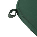 2inch Thick Hunter Emerald Green Chiavari Chair Pad, Memory Foam Seat Cushion With Ties