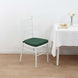 2inch Thick Hunter Emerald Green Chiavari Chair Pad, Memory Foam Seat Cushion With Ties