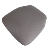 5 Pack Charcoal Gray Stretch Chiavari Chair Cushion Covers#whtbkgd