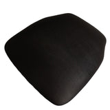 5 Pack Black Stretch Chiavari Chair Cushion Covers, Spandex Fitted Dining Chair Seat Pad#whtbkgd