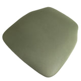 5 Pack Dusty Sage Green Stretch Chiavari Chair Cushion Covers#whtbkgd