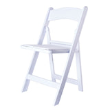 8-Pack Resin Chairs with Vinyl Padded Seat for Folding Use White#whtbkgd