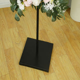 Black Metal Painting Display Easel Stand 5.5ft - Adjustable Heavy-Duty Holder for Frames, Canvas