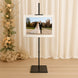 Black Metal Painting Display Easel Stand 5.5ft - Adjustable Heavy-Duty Holder for Frames, Canvas