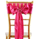 5 pack | 6"x106" Fuchsia Satin Chair Sash