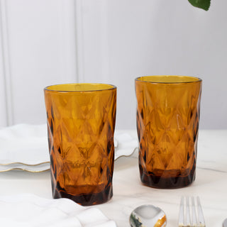 <span style="background-color:transparent;color:#1d1f25;"><strong>Timeless Style of Amber Gold Crystal Cut Whiskey Tumbler Glasses</strong></span>