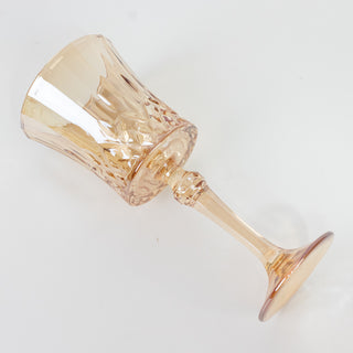 How to Style Amber Gold Glassware