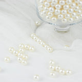 1000 Pack | 10mm Glossy Ivory Faux Craft Pearl Beads & Vase Filler
