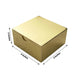 100 Pack | 4inch x 4inch x 2inch Gold Cake Cupcake Party Favor Gift Boxes, DIY