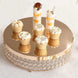 16inch Gold Crystal Beaded Metal Cake Stand Pedestal, Cupcake Display, Dessert Riser