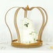 20inch Gold Metal Crown Wedding Cake Stand, Princess Tiara Cupcake Dessert Display Stand