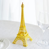 10inch Gold Metal Eiffel Tower Table Centerpiece, Decorative Cake Topper