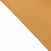5 Pack | Gold Seamless Cloth Dinner Napkins, Wrinkle Resistant Linen | 17inchx17inch