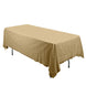 60"x102" Gold Seamless Premium Sequin Rectangle Tablecloth