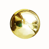 20inch Gold Stainless Steel Shiny Mirror Gazing Ball, Reflective Hollow Garden Globe Sphere#whtbkgd