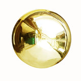 22inch Gold Stainless Steel Shiny Mirror Gazing Ball, Reflective Hollow Garden Globe Sphere#whtbkgd