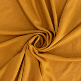 6ft Gold Wavy Spandex Fitted Rectangle 1-Piece Tablecloth Table Skirt#whtbkgd