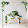8ft Heavy Duty Metal Square Wedding Arch Photography Backdrop Stand
