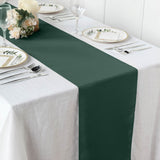 12"x108" Hunter Emerald Green Polyester Table Runner