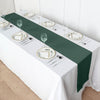 12"x108" Hunter Emerald Green Polyester Table Runner