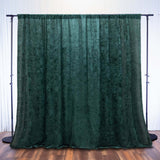 8ft Hunter/Emerald Green Premium Velvet Backdrop Stand Curtain Panel