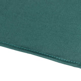 Hunter Emerald Green Round Heavy Duty Spandex Cocktail Table Cover With Natural Wavy Drapes